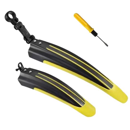 2 Pcs Bicycle Fender Adjustable Front And Rear Fenders Universal Bike Mud Guard Accessories for Mountain Road Bike