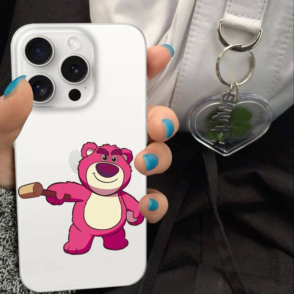 Cute L-Lotso Phone Case For IPhone 17/16/15/11/13/14 Pro Max Plus/X/Xr/Xs Max/12mini Air Transparent Clear