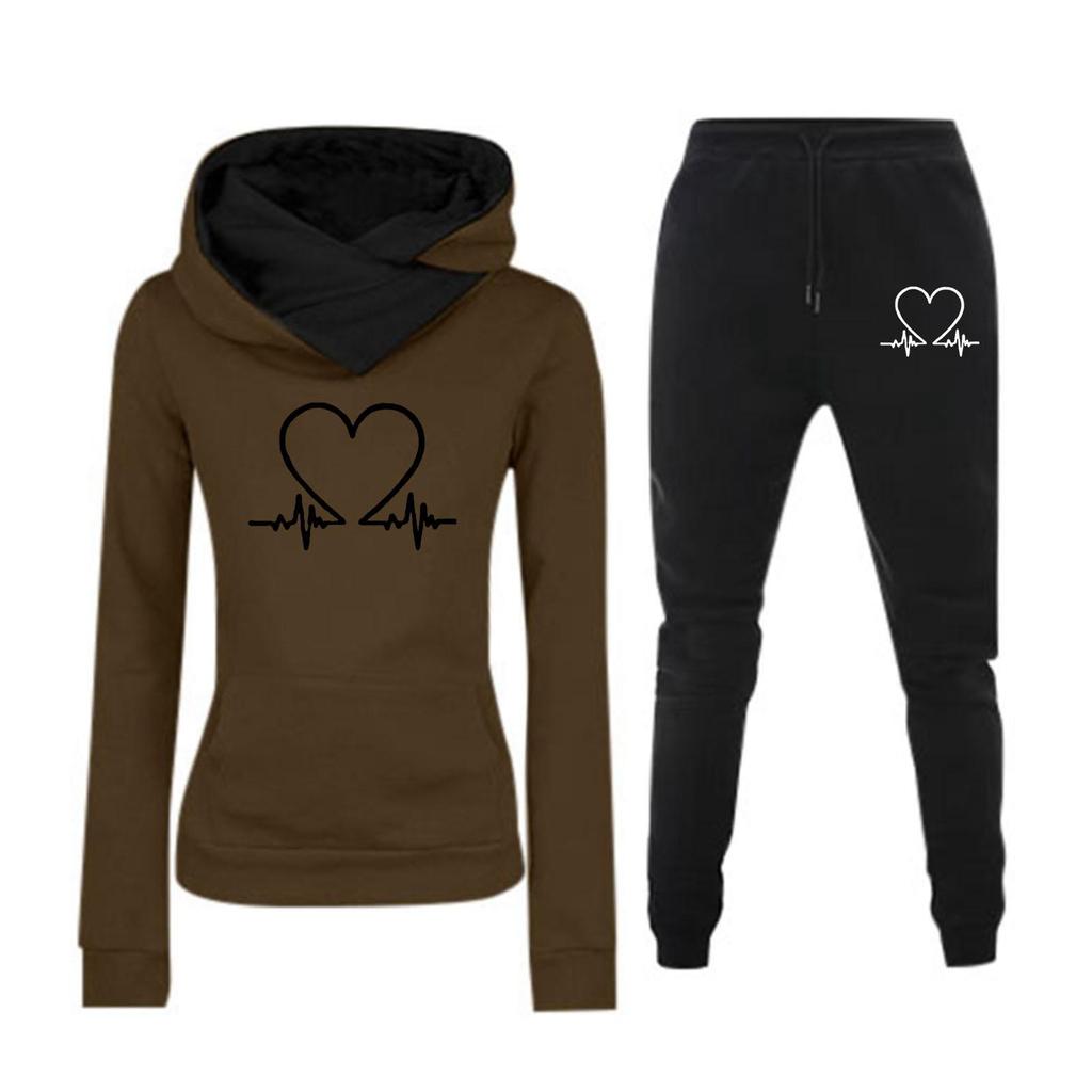 2023 Unisex Bedrucktes Sweatshirt und Jogging-Hoodie Set - Herbst/Winter Freizeit-Sportbekleidung.