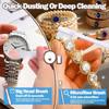Jewelry Cleaner Kit Multifunctional Earring Cleaner Brush Portable Jewelry Washing Tool For Gold Sterling Silver Ring Earrings