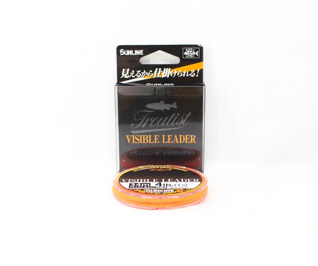 Sunline Fluorocarbon Leader Troutist Visible Leader HG 34m 4Lb (5216)
