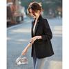 TERRE BLEUE Women's Autumn Petite Casual Blazer
