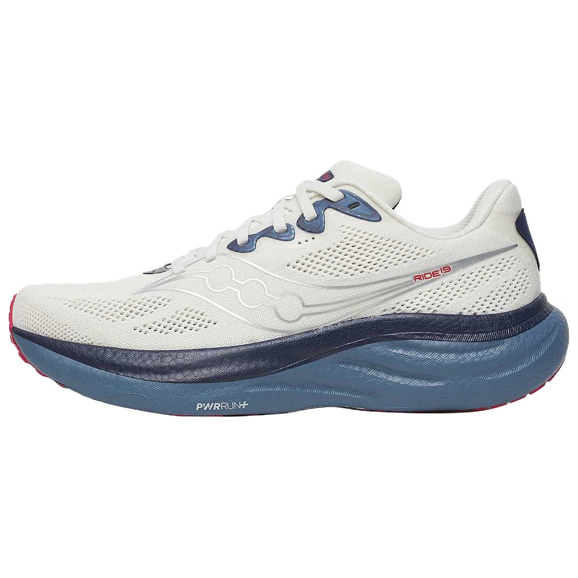 Saucony Ride 19 Comfortable Running Shoes Men sneaker White S21055-146 40