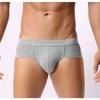 U Convex Pouch Briefs For Men Sexy Underwear Soft Panties Mini Boxer Brief Bikini Trunks Breathable Underpants Solid Lingerie