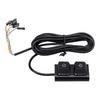 Desktop Computer Power Switch External PC Power Button Extension Cable with On Off Reset Switch for Computer Motherboard