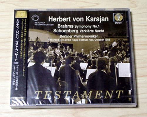 

CD - Brahms: Symphony No. 1, Schoenberg: JSBT8431 Japan Classical