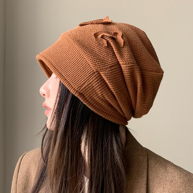 Letter Stack Hat Casual Windproof Hat Children's Autumn and Winter Warm Hat