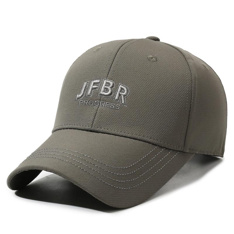 Letter Embroidery Hardtop Outdoor Cap Men'S Spring And Summer Versatile Fashion Trendy Brand Sunshade Baseball Cap Women