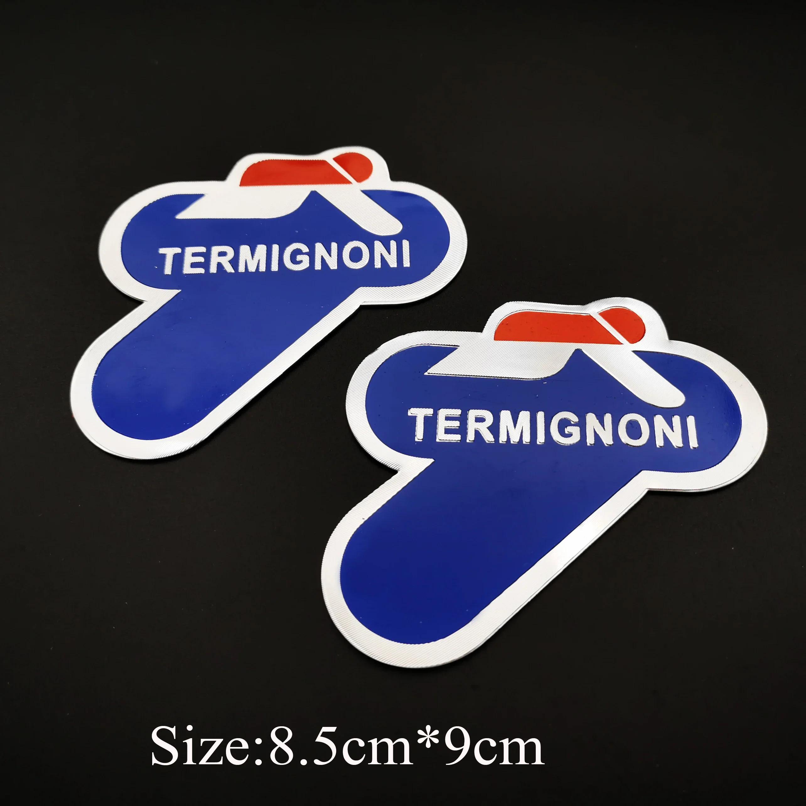 

2PCS/Lot New Arrival Aluminium Motorcycle Exhaust Pipes Pipe Decal Sticker Cool Personality Scorpio For Termignoni