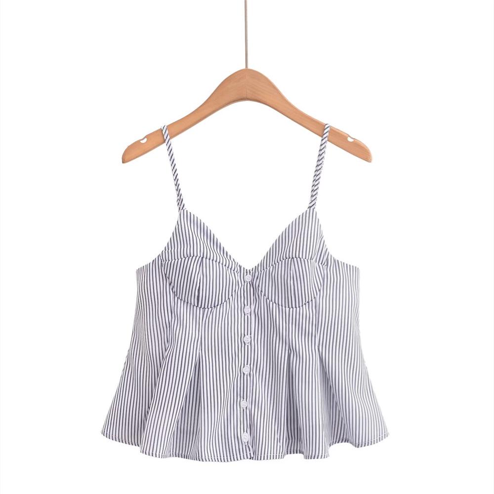 

2025 Весна/Лето Платье-комбинация в полоску с открытой спиной - Сексуальный, Милый, Пикантный стиль для женщин XS