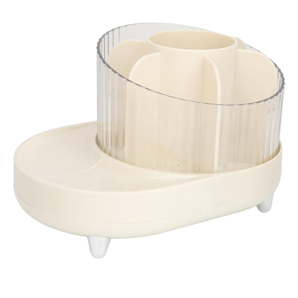 Makeup Brush Holder Case Multi Grids Rotating Cosmetic Brushes Storage Box for Pen Lipstick