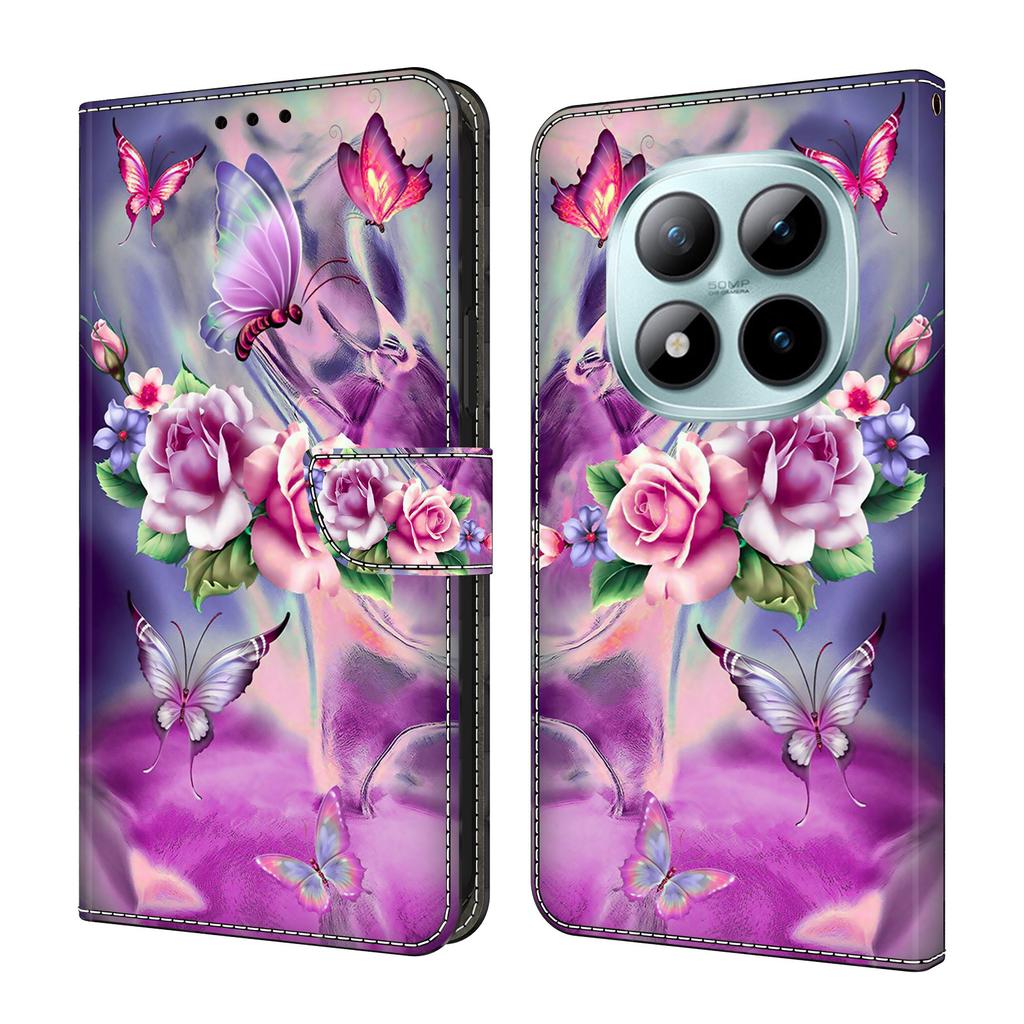 For Xiaomi Redmi Note 15 Pro 5G (Global) Case 3D Pattern PU Leather Wallet Phone Cover with Stand