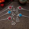 New Chinese Retro Peacock Tassel Tassel Hairpin Miao Ethnic Style Butterfly Hairpin Ancient Style Coiled Hair Hair Hairpin Female