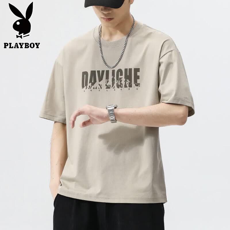 

PLAYBOY Men s Ice Silk Quick Dry Short Sleeve T-Shirt M