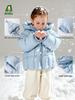 2025 Winter Girls' White Duck Down Jacket: Solid Color Hooded Casual Warm Coat