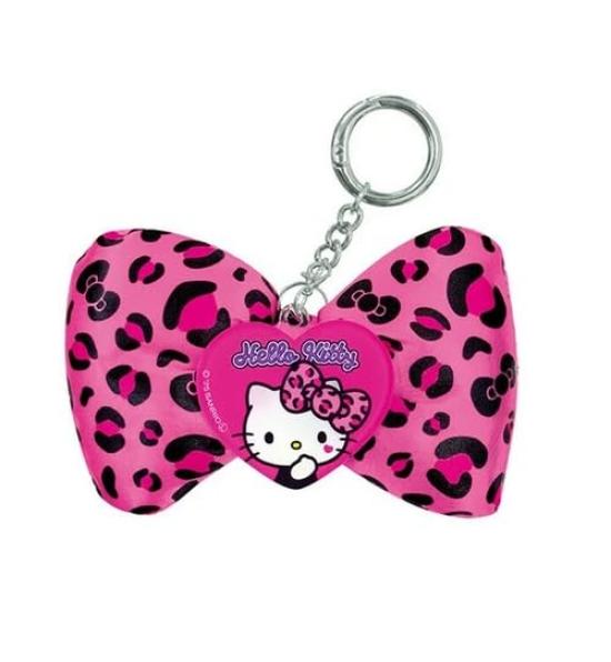 Sanrio Hello Kitty Big Ribbon Gal Pink Keychain, Art,