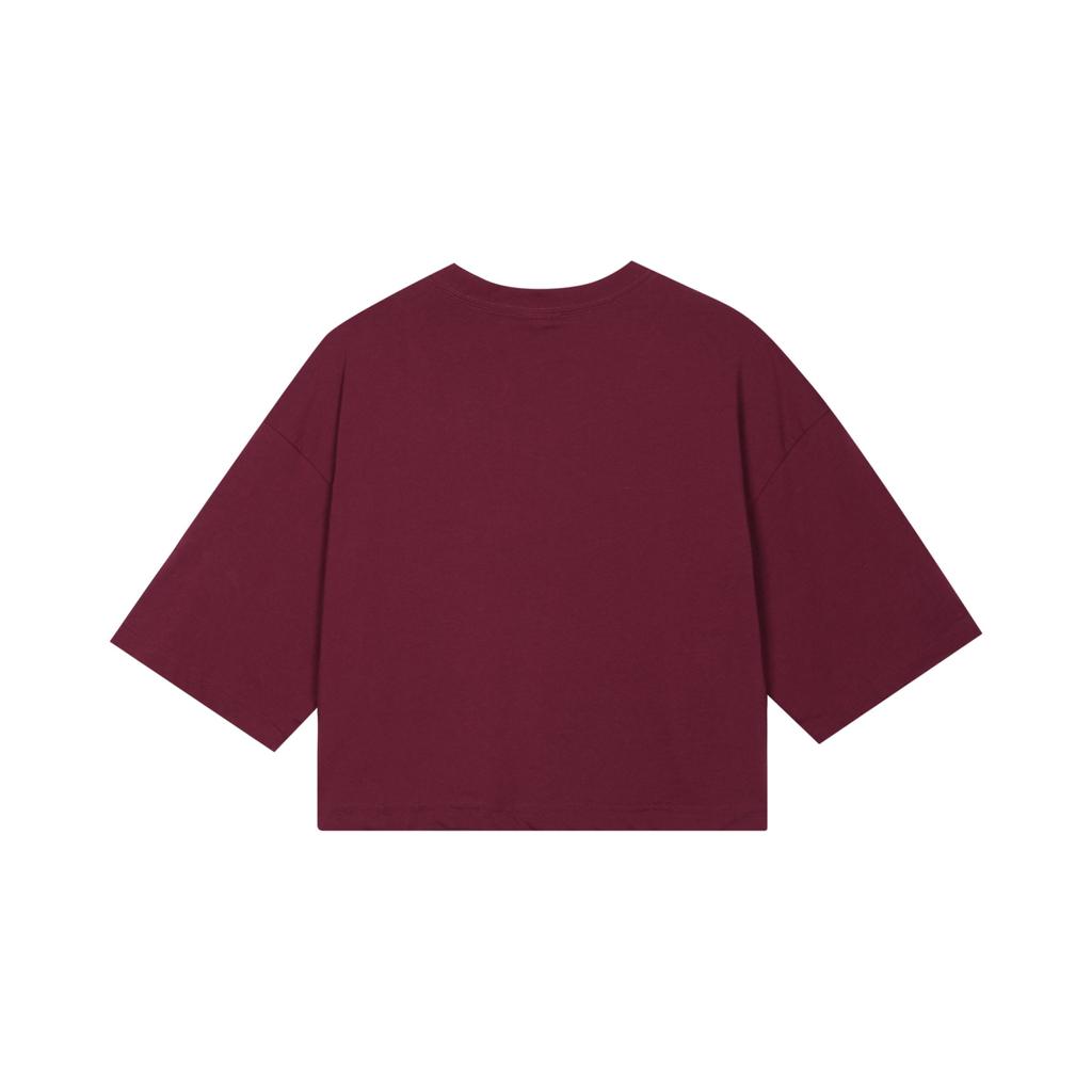 Nike Solid Color Loose Short Sleeve T-Shirt Women tops Red DR5625-638