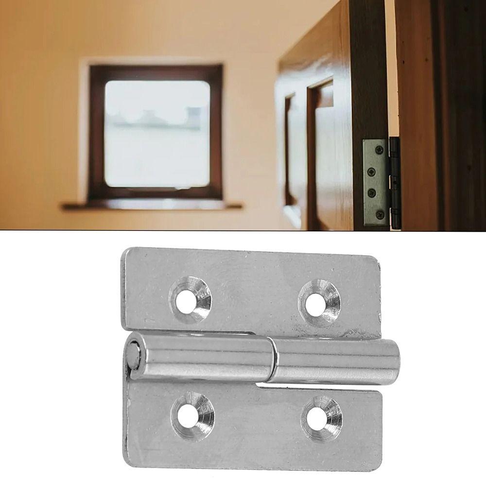 1Pcs Slip Joint Removable Hinge 304 Stainless Steel Lift Flag Off Detachable Hinges Furniture Hardware Left Right Open