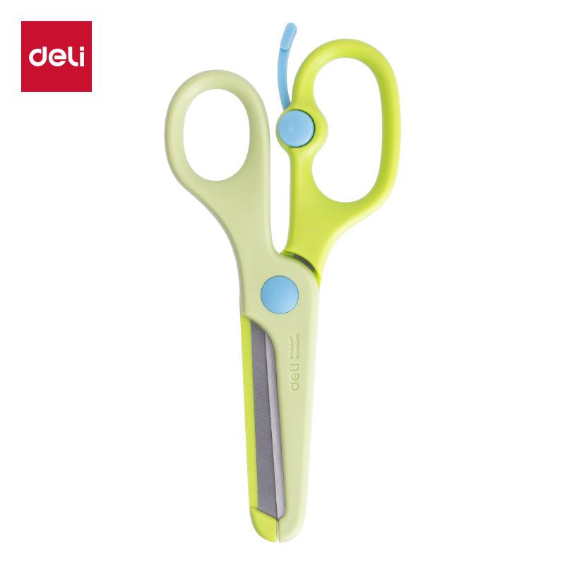 

Deli 6024 Kids Safety Scissors - Suitable for Kindergarten DIY Crafts, Designed for Students, Safe and Gentle on Hands