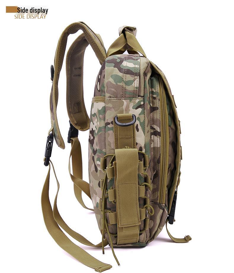 Camouflage Tactical Backpack: Multifunctional Military-Style Shoulder/Messenger Bag, Laptop & Waist Bag