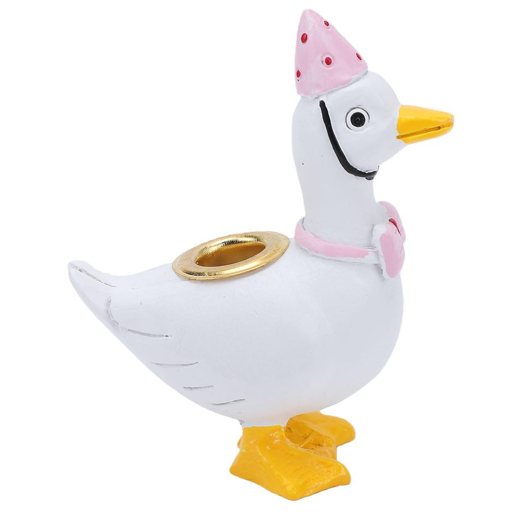 Porte-bougie Gâteau Oie Fournitures de Fête d'Anniversaire Mini Mignon Topper de Gâteau pour Célébration de Fête