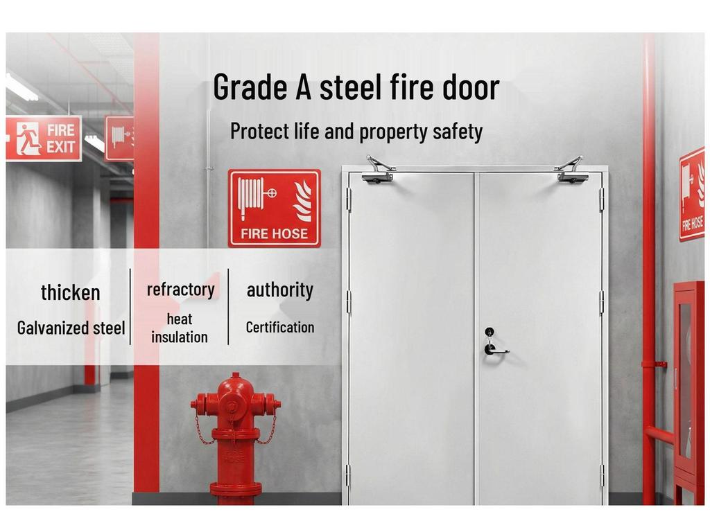 Grade A-C Steel Fire Safety Doors - In Stock & Ready to Ship