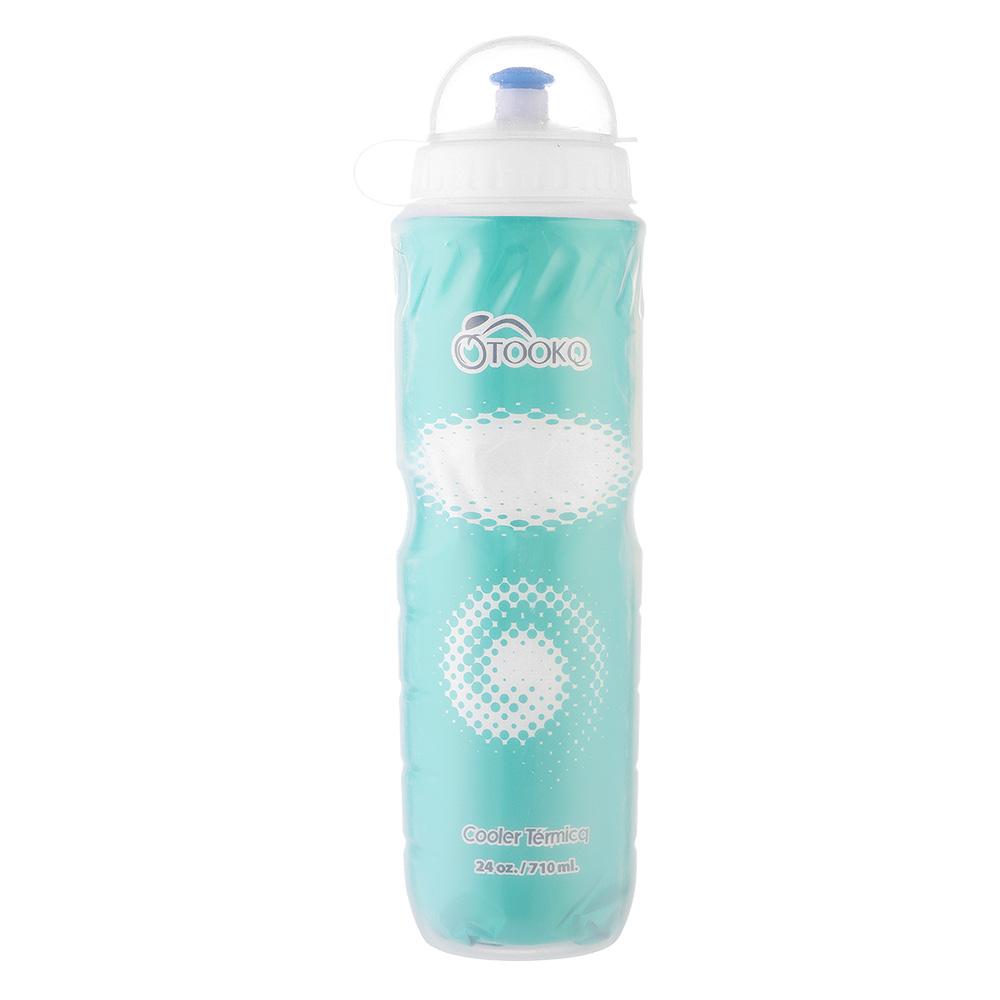 

750ML Portable Cycling Equipment Clear BPA Free Sport Cup Sports Bottle Drinking Canteen Bicycle Water Bottles зелений