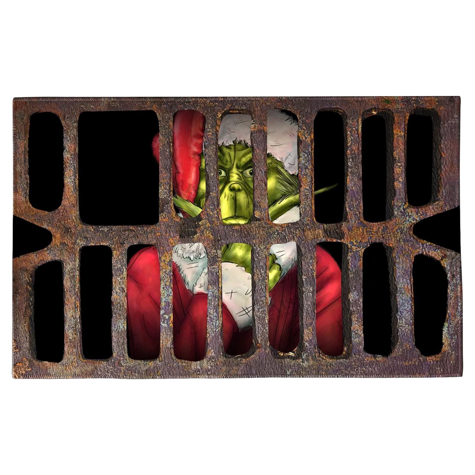

Christmas Carpet Cartoon Christmas Decorative Floor Mat Entrance Doormat Foot Mat