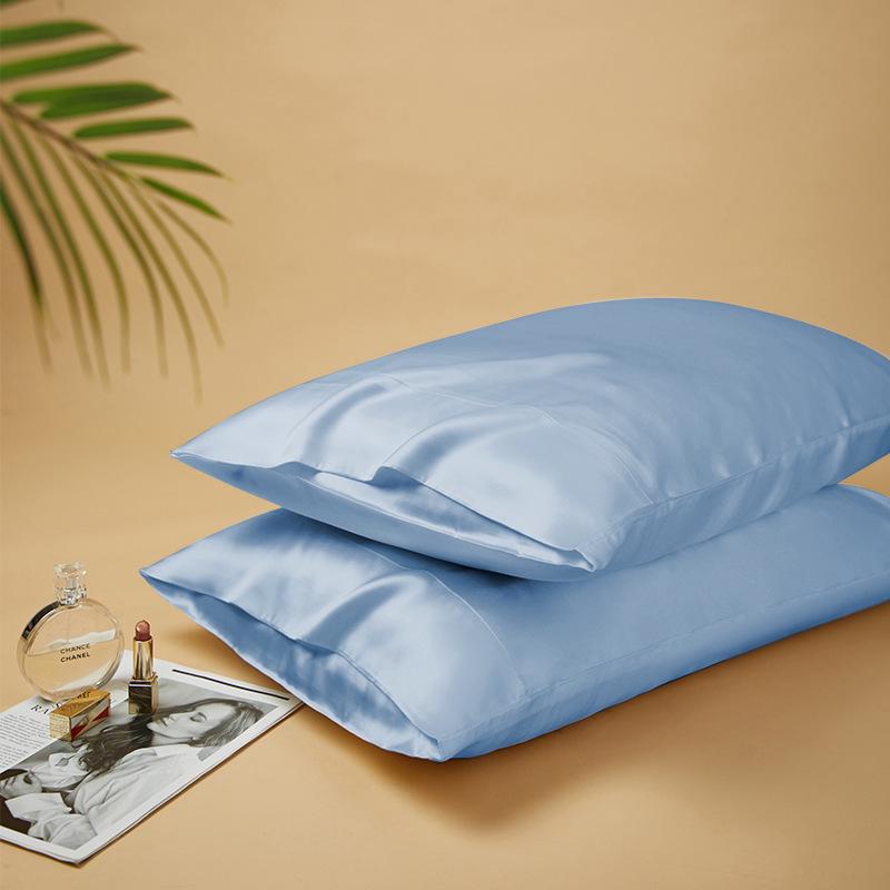 High-End 16 Momme Mulberry Silk Pillowcase, Double-Sided, Solid Colors, Various European & American Sizes