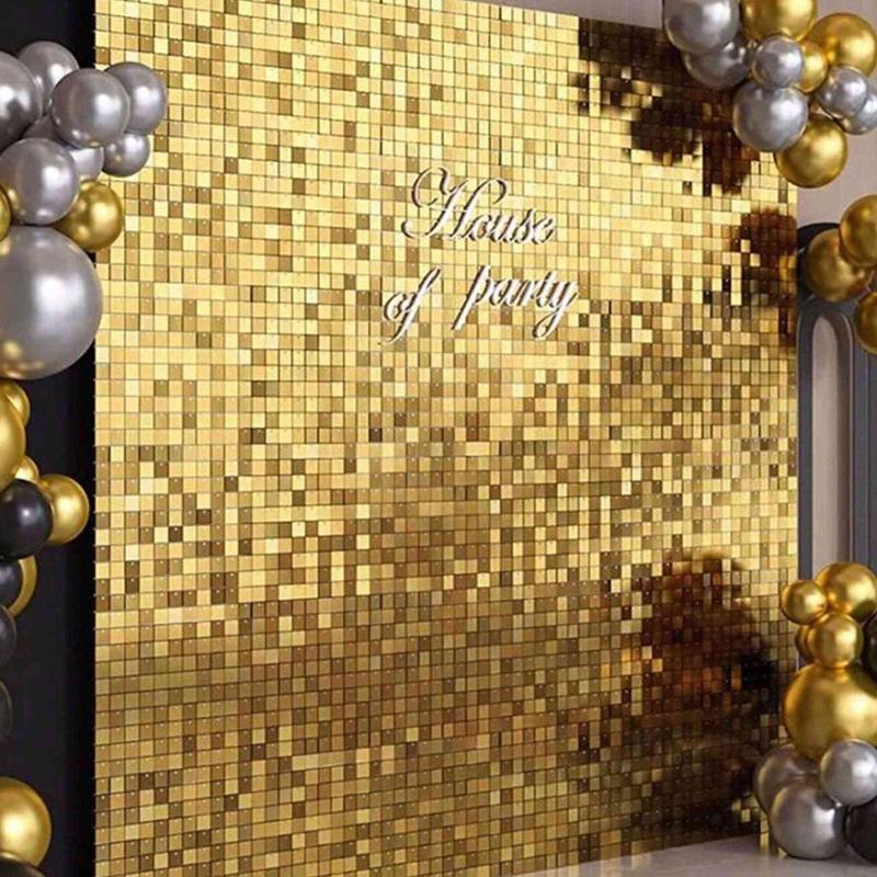 2M Birthday Party Decoration Backdrop Curtain Sequin Wedding Decor Background Baby Shower Glitter Backdrop Adult Anniversary