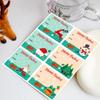 2025 Merry Christmas Holiday Blessing Self-Adhesive Gift Sealing Stickers