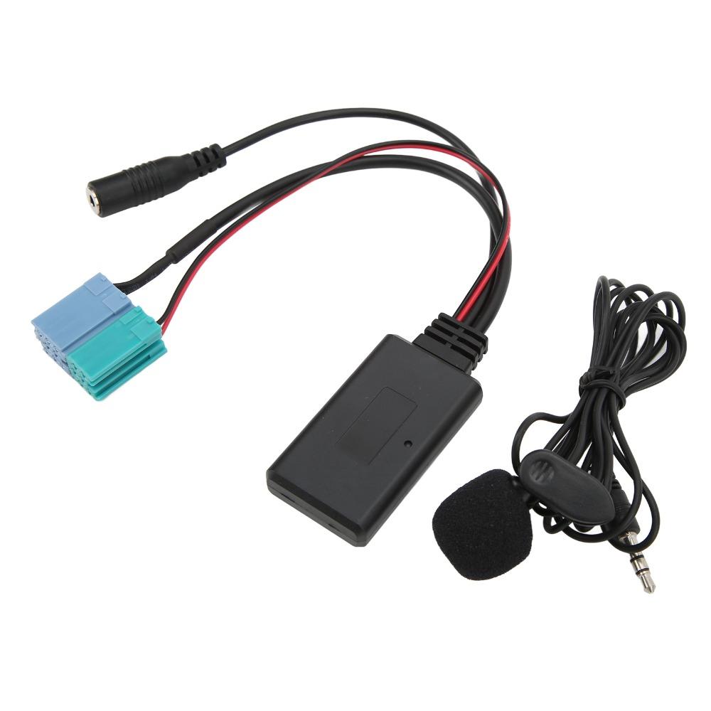 6+8 Pin Bluetooth AUX IN Adapter Hands Free Hands Free Microphone Car AUX in Adapter for VISTEON Radio Since 2007 Vehicle Use