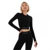 Everlast Womens/Ladies Seamless Long-Sleeved Crop Top