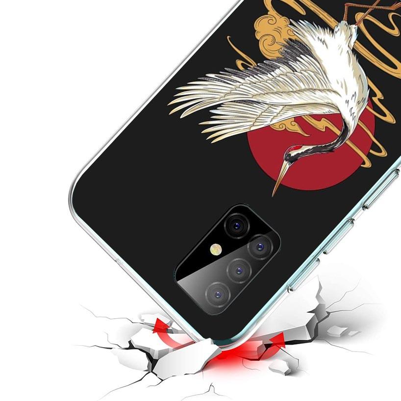 Japanese Style Wave Art Case Phone Cover for Samsung Galaxy A17 A16 A15 A14 A13 A56 A55 A54 A53 A36 A35 A34 A33 A26 A25 A24 A23