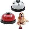 2 Pcs Pet Training Bells, Door Bells And Press Bells, Pet Doorbells Dog Potty Toilet Training Bell, Communication Device For Dogs Cats (white, Red)