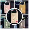 Creative French-Style Fabric Hanging Car Tissue Box, Adjustable Napkin Holder