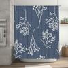 Modern stylish coral branch pattern shower curtain bathroom decor waterproof fabric bath mat curtains home textile art print des