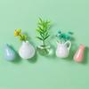 Creative Cute MINI Glass Vase Plant Terrarium Art Fridge Magnet Home Decor Fridge Magnet Home Decor Vase Glass Crafts DIY