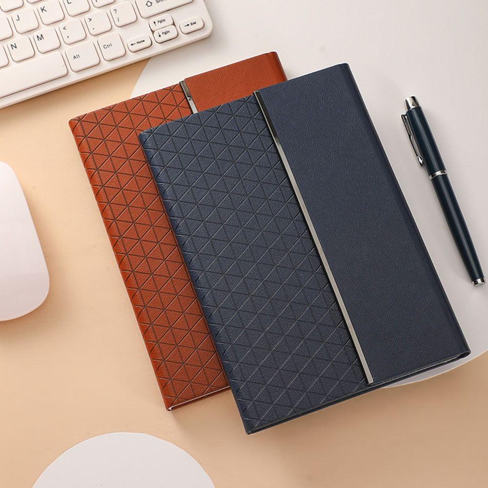 Magnetic Buckle Business Office Notepad PU Leather Cover Students Notebook  Office School Supply