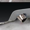 Universal Exhaust Tail Pipe Muffler 2.5 Inch ID Inlet Bolt-on Heart Edge Car Universal Stainless Steel Outlet Muffler