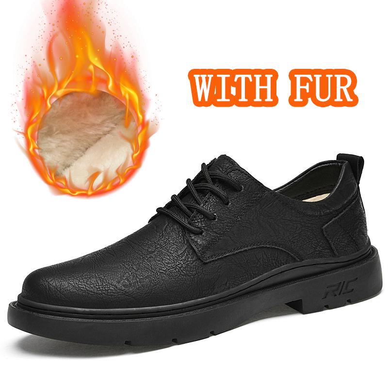 Fashion Genuine Leather Men Business Formal Flats Luxury Brand Men's Casual Shoes Classic Handmade Man Oxford Shoes Wedding Derby Shoes