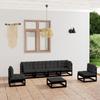 Day and Night - Day and Night Garden Furniture Set 7 Pieces and Cushions Solid Pine Wood