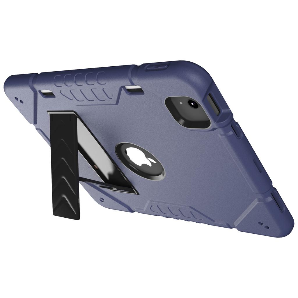 For iPad Air 11 (2025)/(2024) M2 Case Rugged Kickstand PC+TPU Tablet Cover with Pen Slot