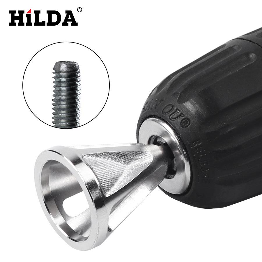 

Hilda Chamfering Tool: Screw Trimmer & Burr Remover for Electric Drills срібний
