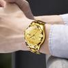 New Gold Watch For Men Top Brand Luxury Waterproof Men's Quartz Wristwatches Fashion Sports Luminous Chronograph Male