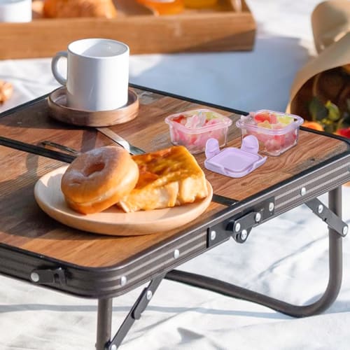 NUOLUX Mini Fruit Storage Cases, Microwave-Safe, Airtight, Perfect for Lunchboxes, Condiments, and Sauces, Perfect for Kids, Lunchboxes, and Food Cont