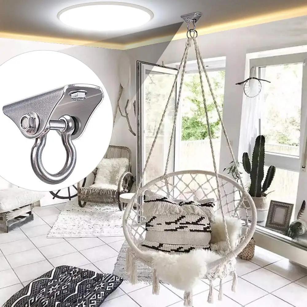 500kg Tragkraft Haken Hängematten Befestigungsplatte Deckenhalterung Yoga Hängematten Stuhl Schaukel Sandsack Boxsack 304 Edelstahl