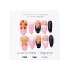 T824 Neon Flower Glasses: Hand-painted 3D Nail Stickers in a Sweet and Spicy Modern Chinese Style with Small Floral Design.