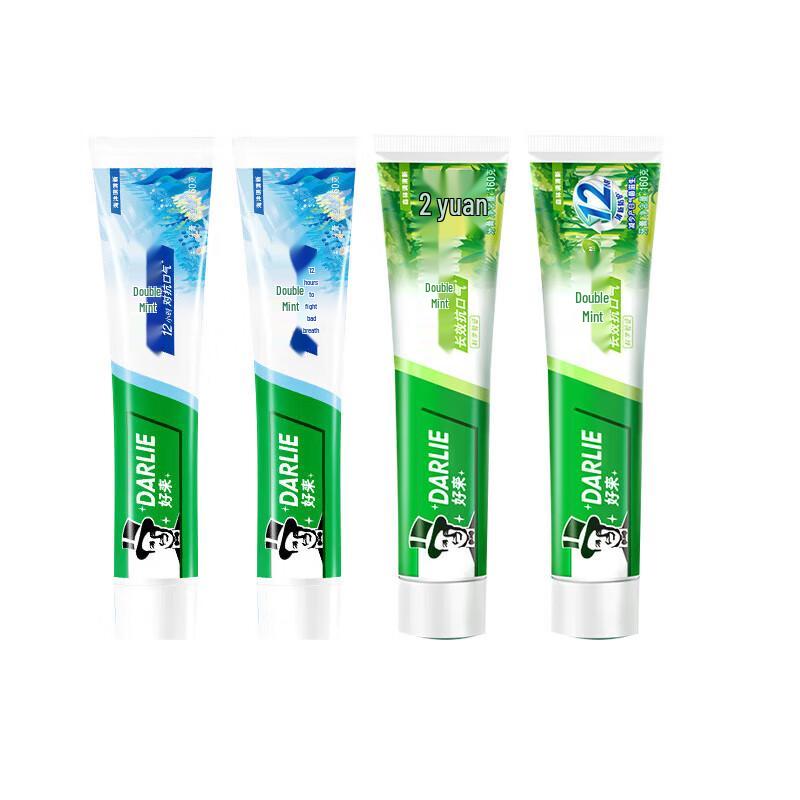 Darlie Double Mint Toothpaste 4-Pack (Forest Fresh & Ocean Fresh)