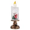 Christmas Decorations Wind Lamp Candle Candlestick Snow Snowflake Music Box Creative Xmas Gift Scene Arrangement